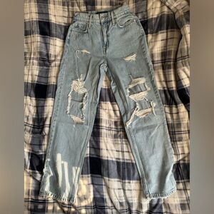 Aeropostale Slim & Thick Curvy Mom Jeans